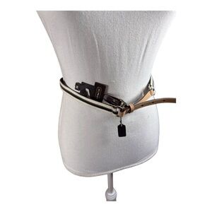 Coach Black‎ and Tan Women's Belt
